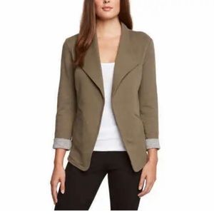 Matty M Knit Blazer - Mushroom color - small